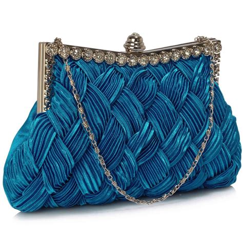 royal blue evening clutch bag.